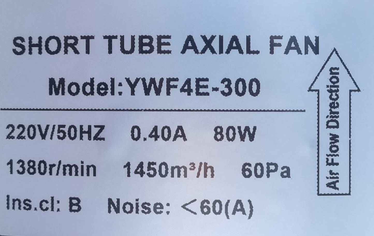 Fan for Flow Hood Shipping not included