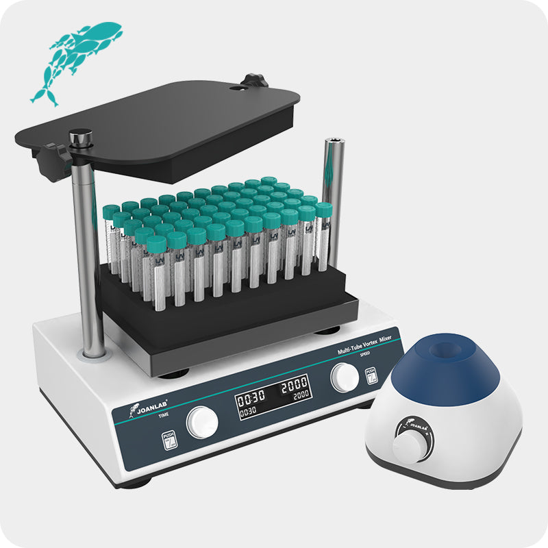 JoanLab VM-800PRO digital multi-tube vortex mixer for laboratory sample preparation