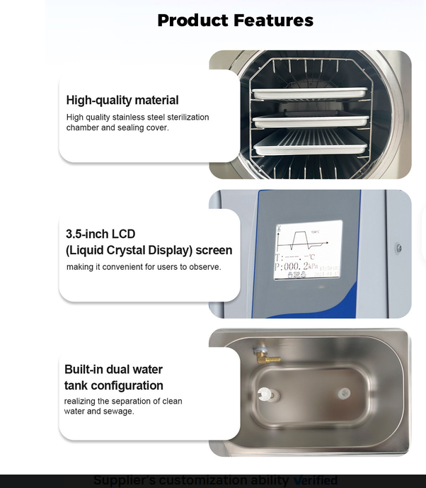 BIOBASE BKM-K Class B Benchtop Steam Autoclave (BKM-K18BE &BKM-K23BE)