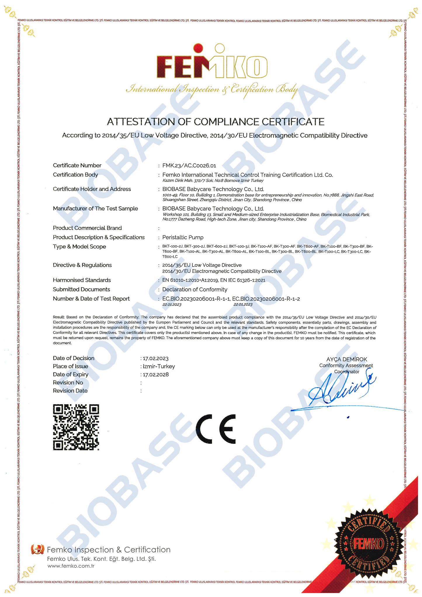 BIOBASE BKM-K Class B Benchtop Steam Autoclave (BKM-K18BE &BKM-K23BE)