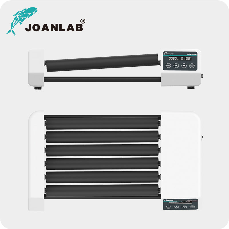 JoanLab RM-8H Digital Roller Mixer – 8 Roller Laboratory Tube Mixer