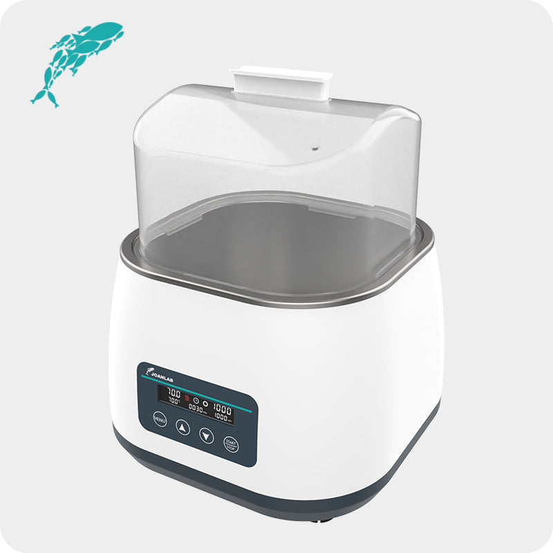 JoanLab WBS-6Pro digital magnetic stirrer with integrated stainless steel laboratory water bath.