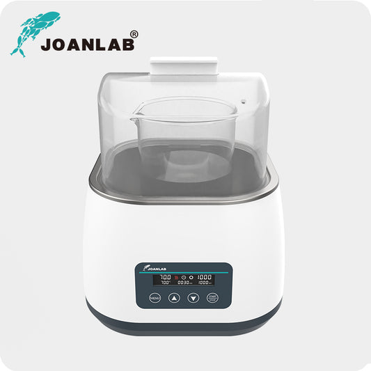 JoanLab WBS-6Pro digital magnetic stirrer with integrated stainless steel laboratory water bath.